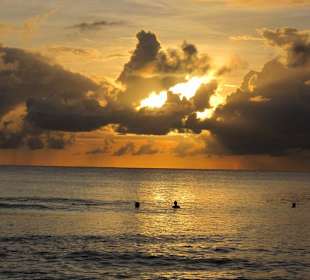 Sonnenuntergang am Dover Beach