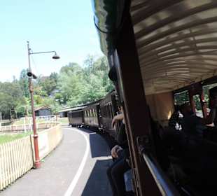 Mit der Puffing Billy Dampfbahn unterwegs