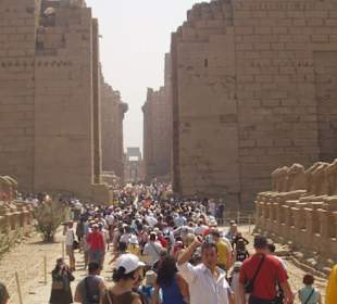 Eingang Karnak-Tempel