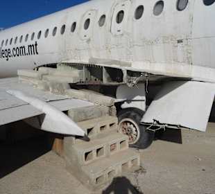 Hier waren mal die Kraftstofftanks