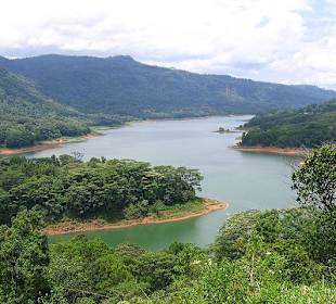 Krajobraz wyżyn na sri lance