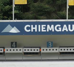 Beim Biathlon-Stadion von Ruhpolding