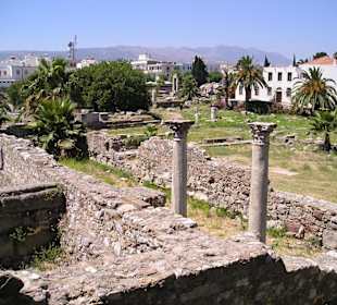 Ausgrabungsstätte in Kos-Stadt 