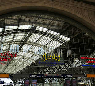 Im Leipziger Hauptbahnhof
