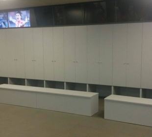 Spieler-Umkleidekabinen