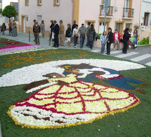 Alfombras florales Burela