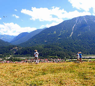 Am Startplatz auf dem Moosberg