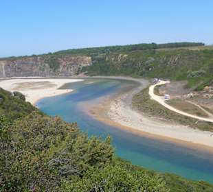 Rio de Seixe zur Mündung ins Meer