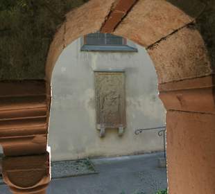 Im Lusamgärtlein in Würzburg in der Martinstraße