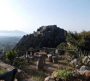 Old Pyli Blick vom Kafeneon