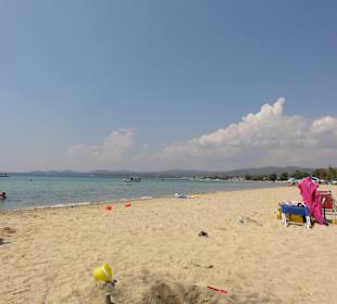 Strand Richtung Nikiti