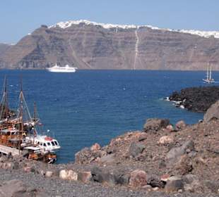 Blck vom Vulcano Richtung Fira