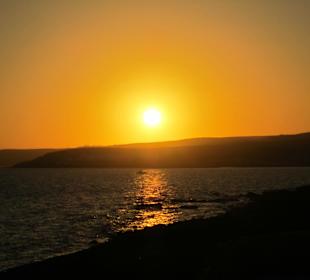 Sonnenuntergang esplanade maspalomas