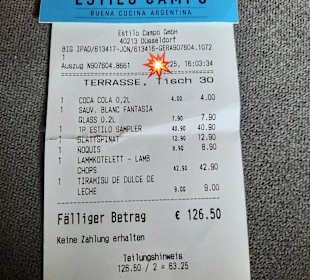 Kassenbuch Juni 2025