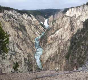 Artist Point - Lower Falls, Yellowstone River,