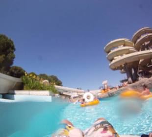 Eine der wenigen rutschen