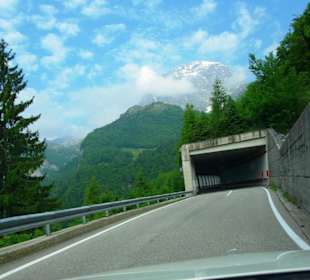 Auffahrt zum Plöckenpass Italien