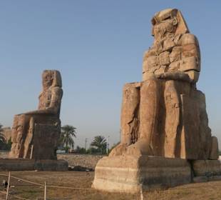 Kolosse von Memnon in Luxor / Theben West