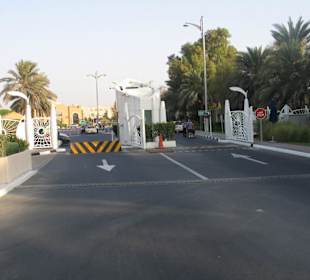 Kontrollpunkt beim Eingang