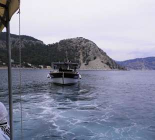 Ankunft eines Taksibootes