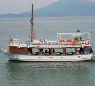 Fahrt mit Captain Andreas nach Samiopoula