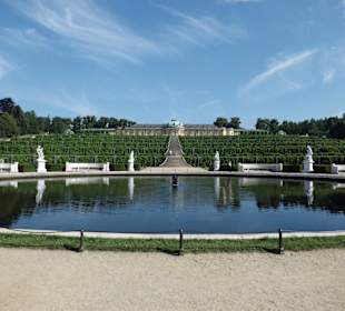 Blick über die Achse zum Schloss