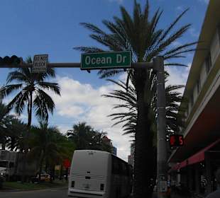 Der Ocean Drive in Miami