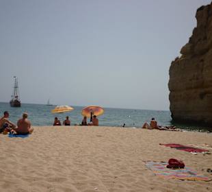 Der Strand kurz vor Armacao de Pera