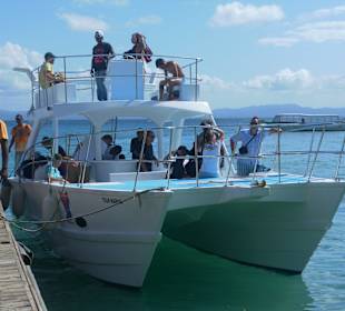 Boat for the whales and Cayo Levantado