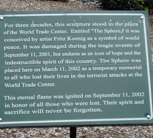 Denkmal im Battery Park