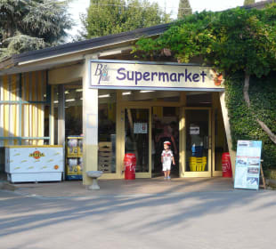 Supermarkt auf dem Campingplatz