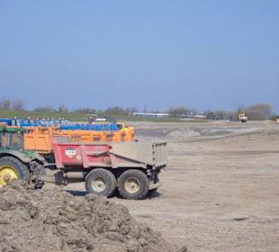 Baustelle am Deich !