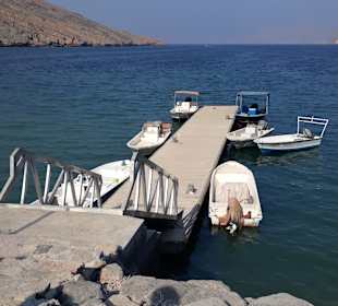 Bootsanleger Ausflug Jebel Harim