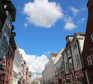 Geschäftsstraße Holm