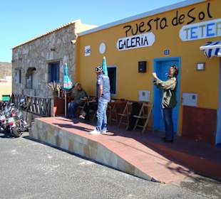 Raucherpause und Sightseeing