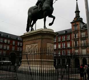 Felipe III en el centro mismo