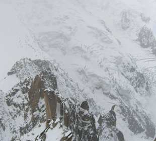 Aiguille du midi 3842 m.