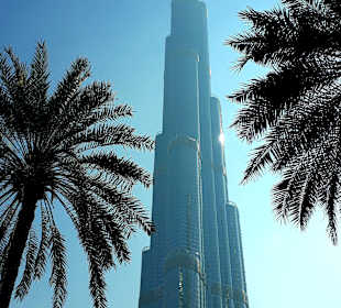 Blick vom Burj Vista auf den Burj Khalifa