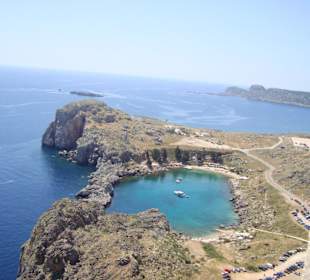 Aussicht von der Akropolis - Lindos