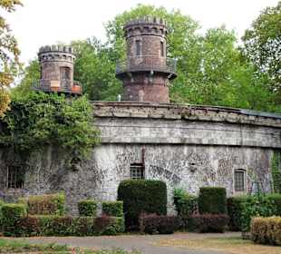 Blick auf das Fort IV im Volksgarten