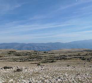 Bei einer schönen Bergwanderung bei Baška