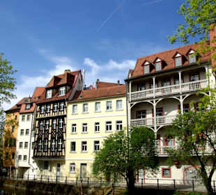 Am Regnitzufer Häuserfronten