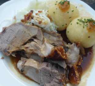 Abendessen im Gasthof zum Neuhaus