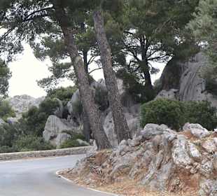 Straße oberhalb von Sa Calobra