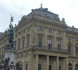 Die Residenz, das prächtigste Gebäude von Würzburg