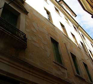 Fassade wurde so belassen
