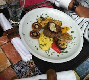 Steak mit Gemüse