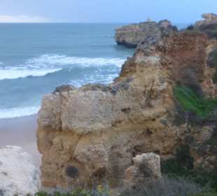 Strand / Praia Sao Rafael friedliche Abendstimmung