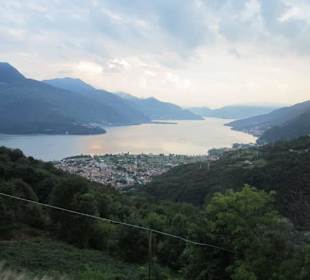 Peglio Blick auf den See