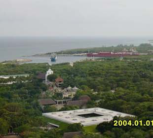 Blick über Freizeitpark